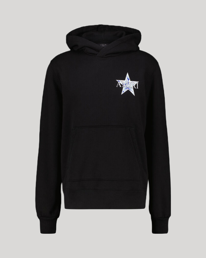 AMIRI PAISLEY STAR HOODIE